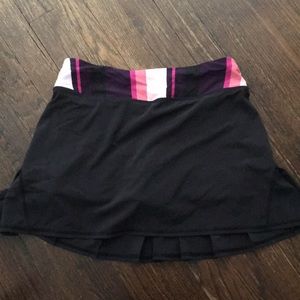 Lululemon run pace setter skirt skort